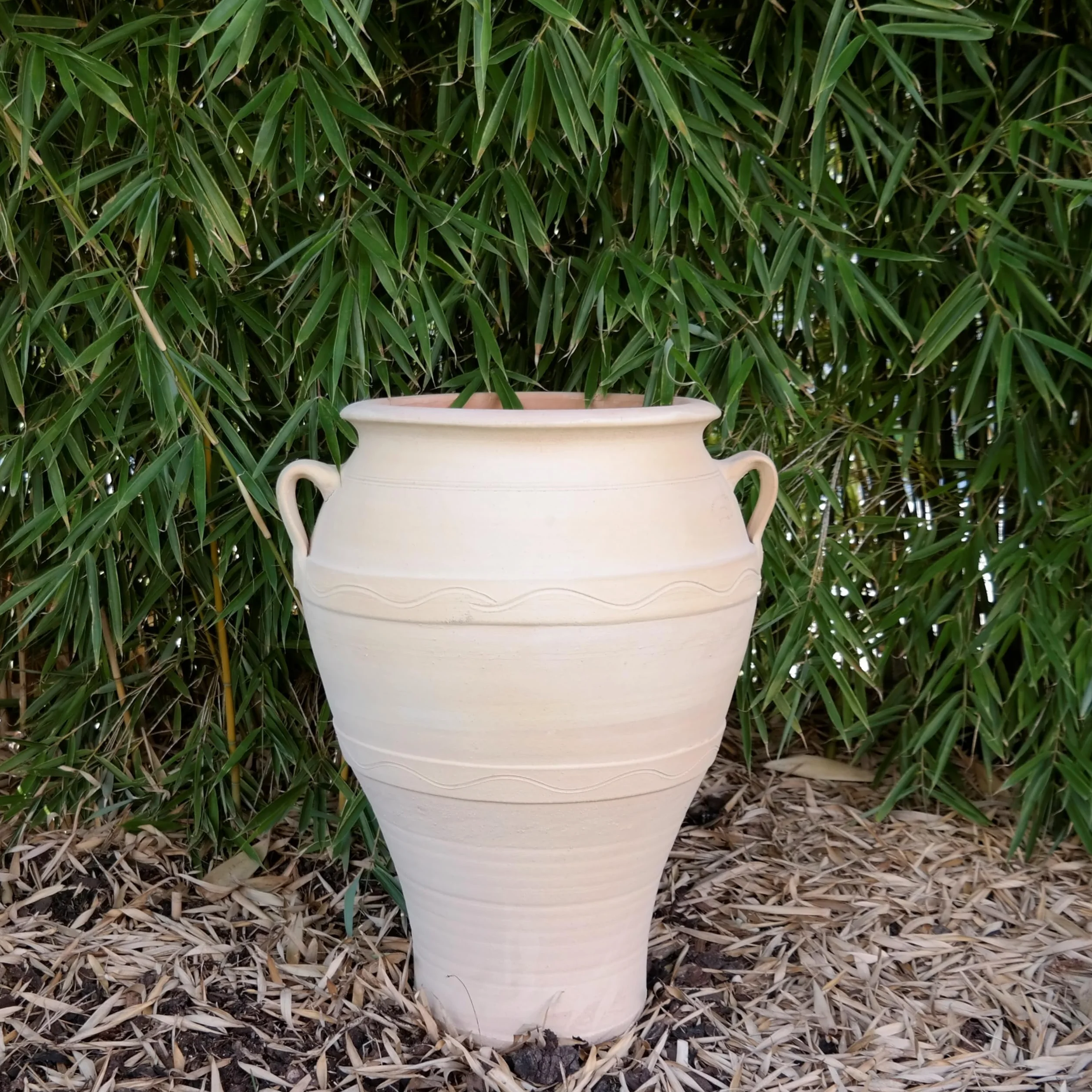 Palatina Werkstatt Anfora in terracotta greca Olea, 50 cm, 100% fatto a mano, ideale per gli amanti del giardino, degli interni e delle anfore