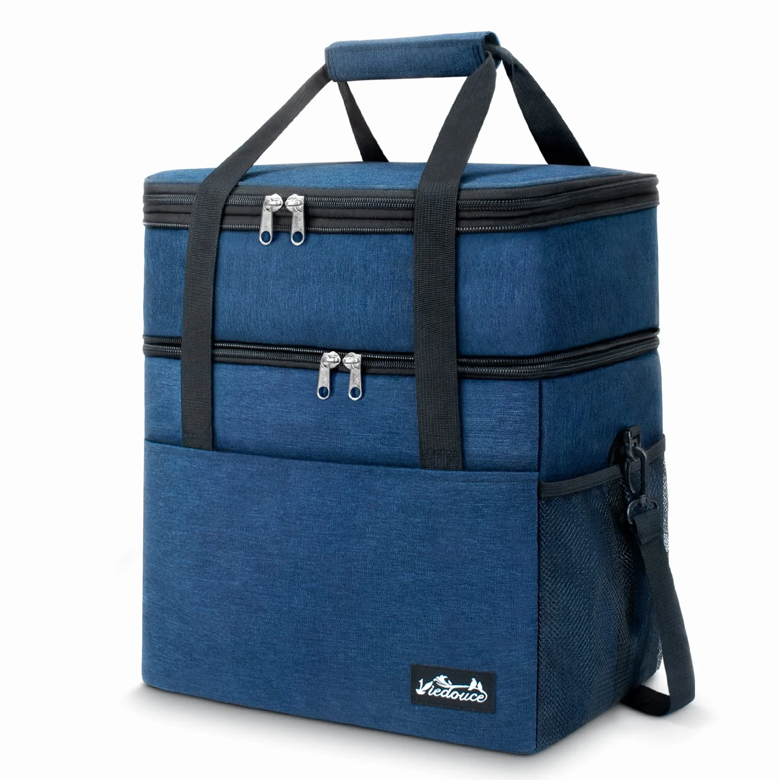Borsa Termica Pranzo 30L Espandibile Isotermica Impermeabile con Tracolla e Apri Birra per Esterni Campeggio Viaggi