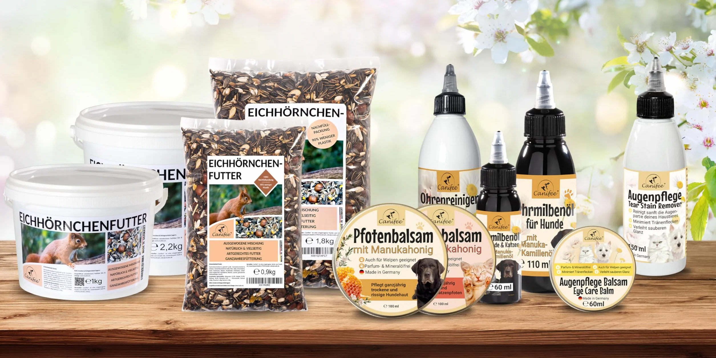 Cibo per scoiattoli 2,2 kg, miscela naturale e completa per tutto l’anno con extra porzione di nocciole – adatto anche per scoiattoli striati