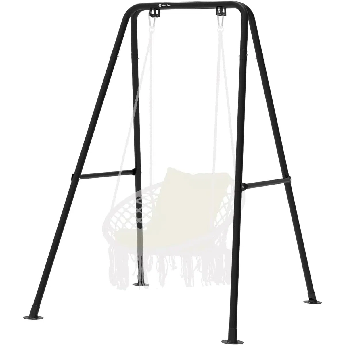 Supporto per amaca, portata massima 149,7 kg, per esterni o interni, con supporto (nero)