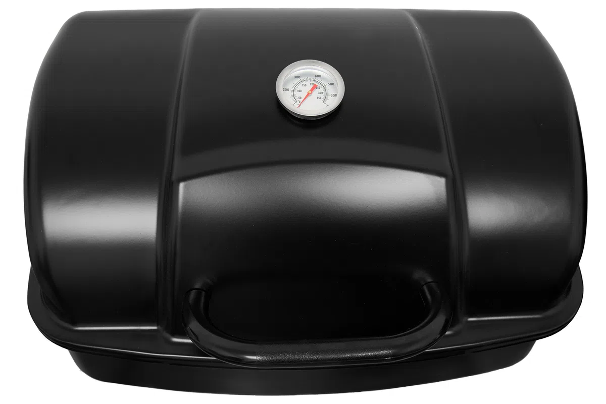 Barbecue a Gas 3 Bruciatori con Termometro Digitale Integrato e Bruciatore Laterale in Acciaio Inox