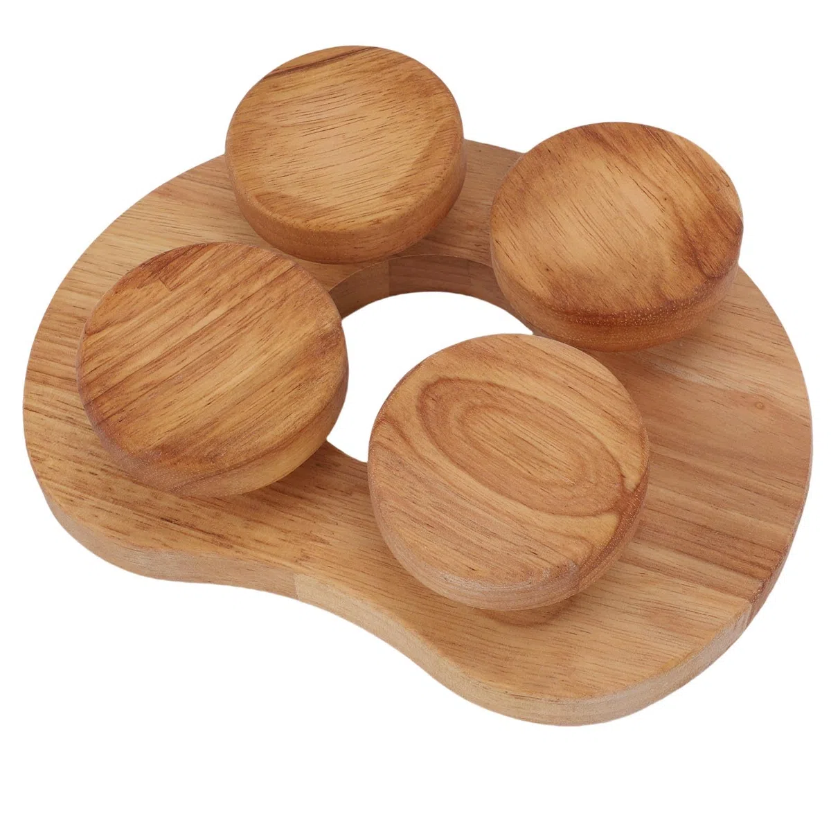 Poggiatesta per Sauna in Legno di Quercia, Cuscino per Collo Girevole 6,69x9,06