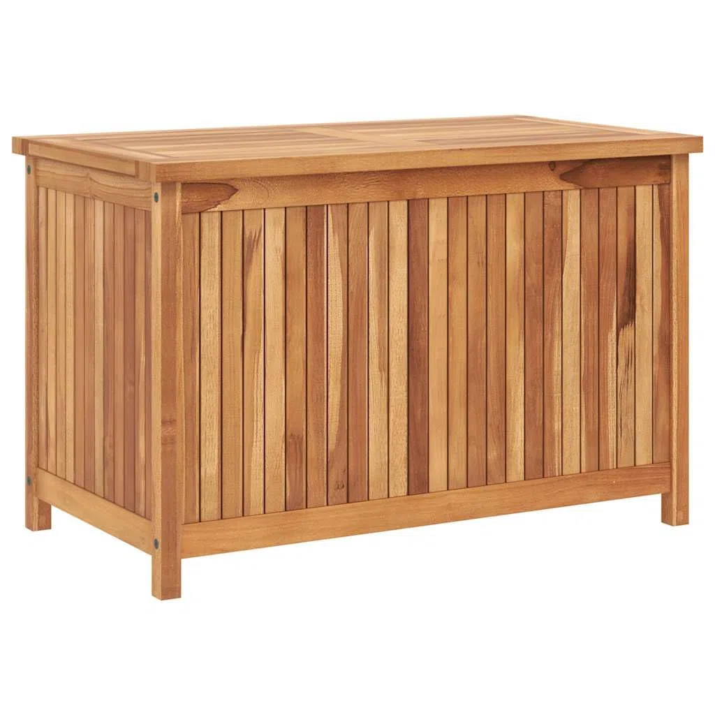 Generico Baule da Giardino 90x50x58 cm in Legno Massello di Teak,Mobili da Giardino,Cassapanche da esterno-315380