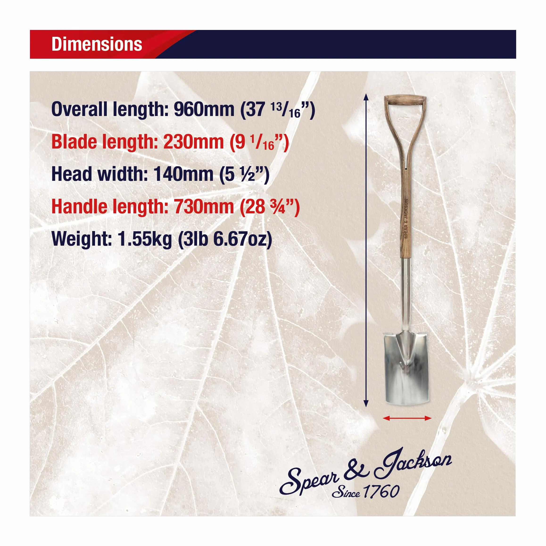 Spear & Jackson Vanghe Tradizionali in Acciaio Inox – Ideali per Scavi, Giardinaggio e Lavori da Bordo