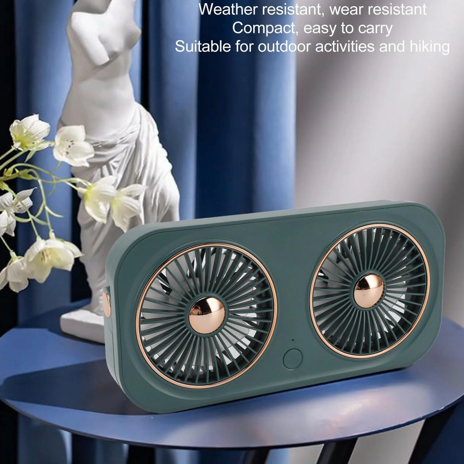 Ventilatore per cani e gatti 20 W resistente alle intemperie compatto per esterno serra cantina