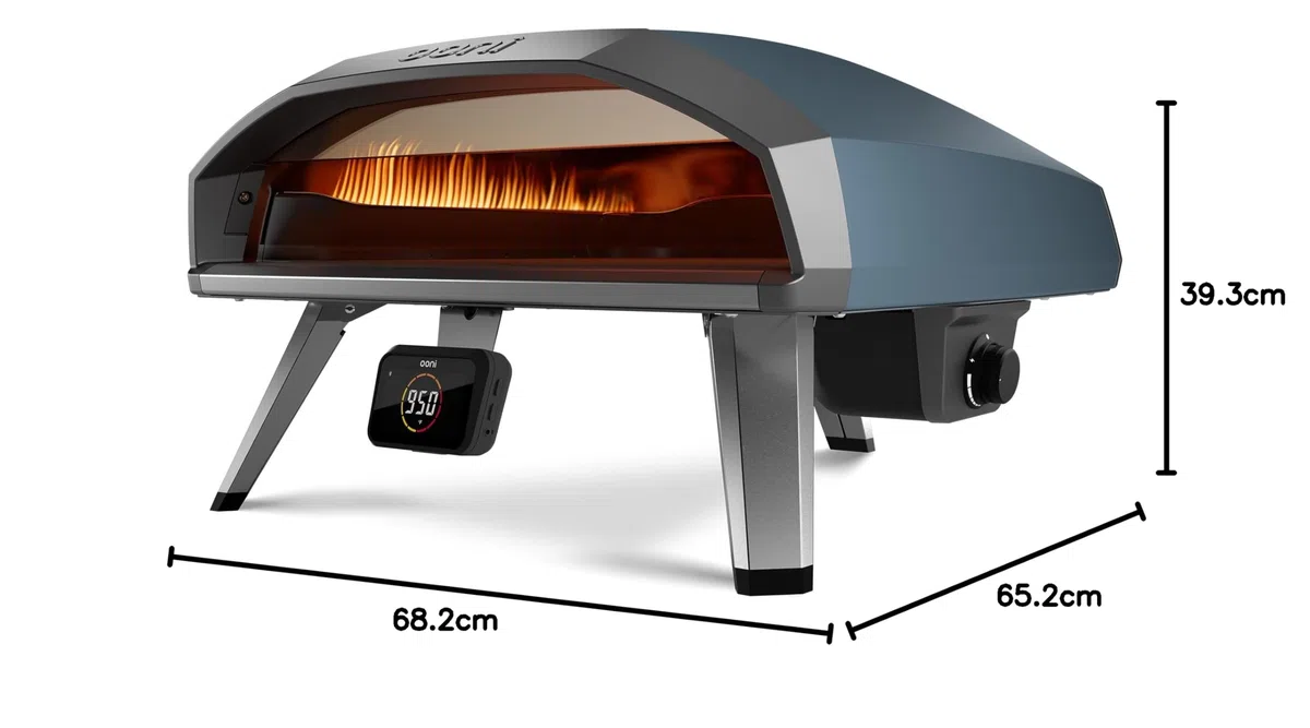 Ooni Koda 2 Pro Forno a Pizza a Gas 18" Blu Ardesia Tecnologia G2 Compatto Potente 30 mbar