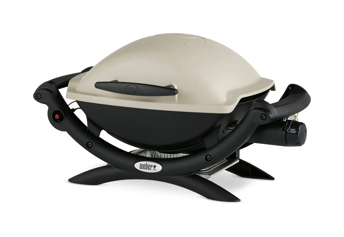 Weber Q1000 BBQ a Gas Barbecue Portatile 43x32cm 1 Bruciatore Ghisa Smaltata Alluminio pressofuso