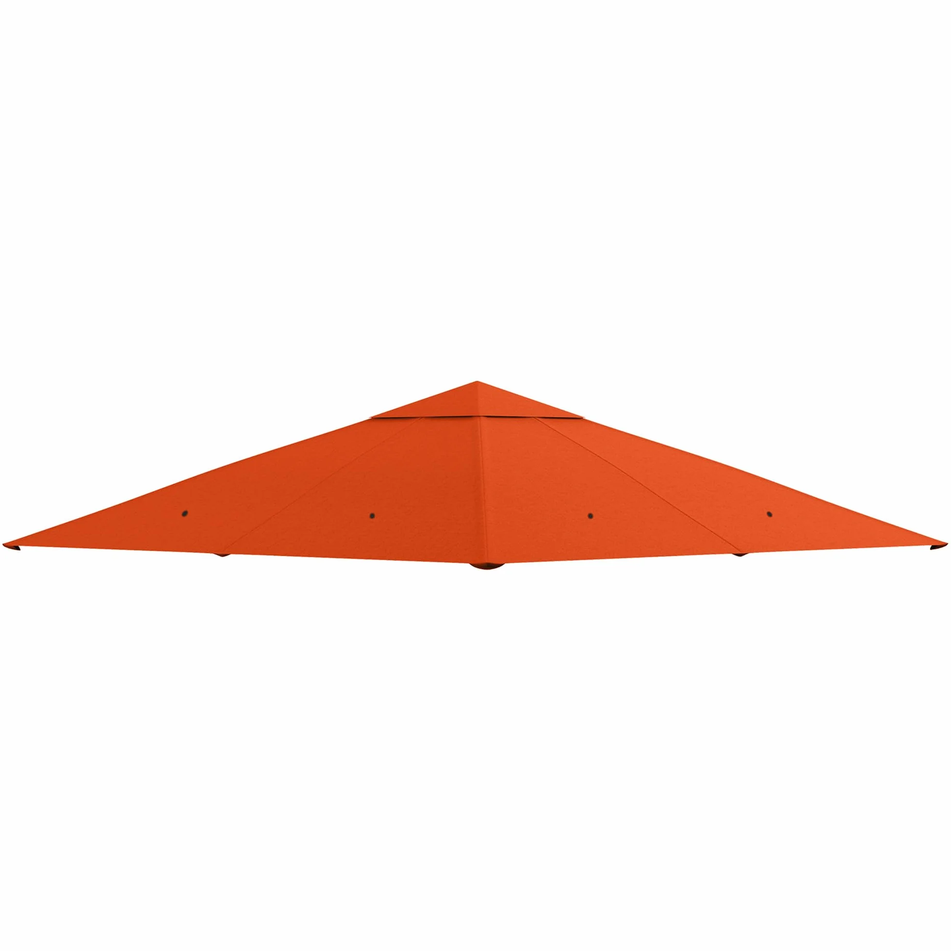 Outsunny Tetto di Ricambio per Gazebo 3x3 m in Poliestere 180g/㎡, Resistente all'Acqua, 298x295 cm, Arancione