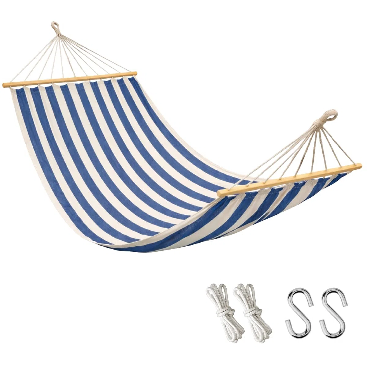 Linxor - Telo per amaca 2 persone 150 x 270 cm con sistema di fissaggio - Diversi colori disponibili