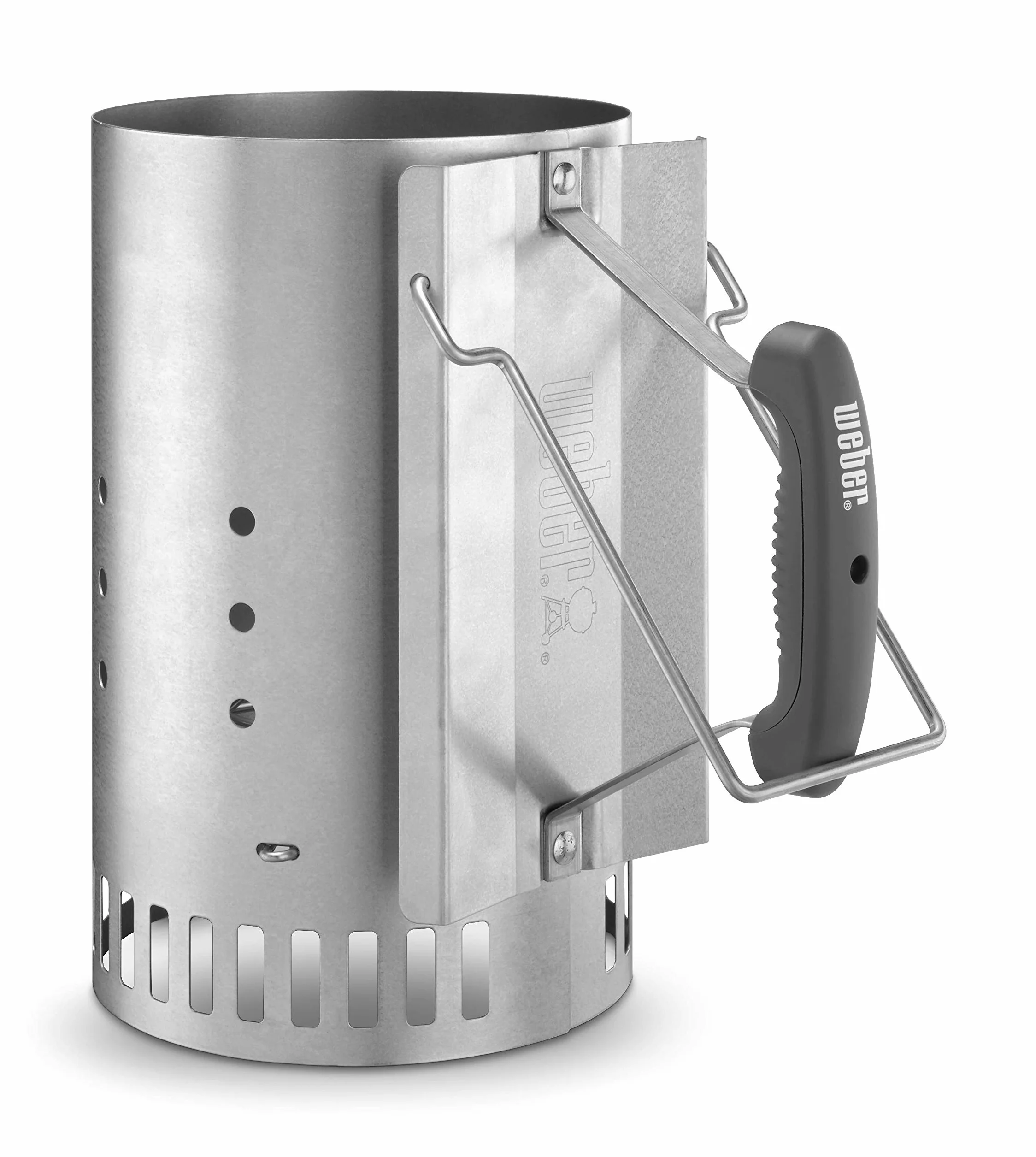 Weber Fireplace Starter Grande 32 cm Altezza 2 Maniglie per Griglie a Carbonella 47 cm