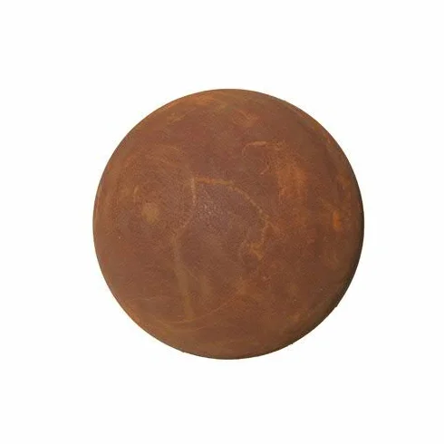 Sfera arrugginita da giardino metallo ruggine ⌀30cm