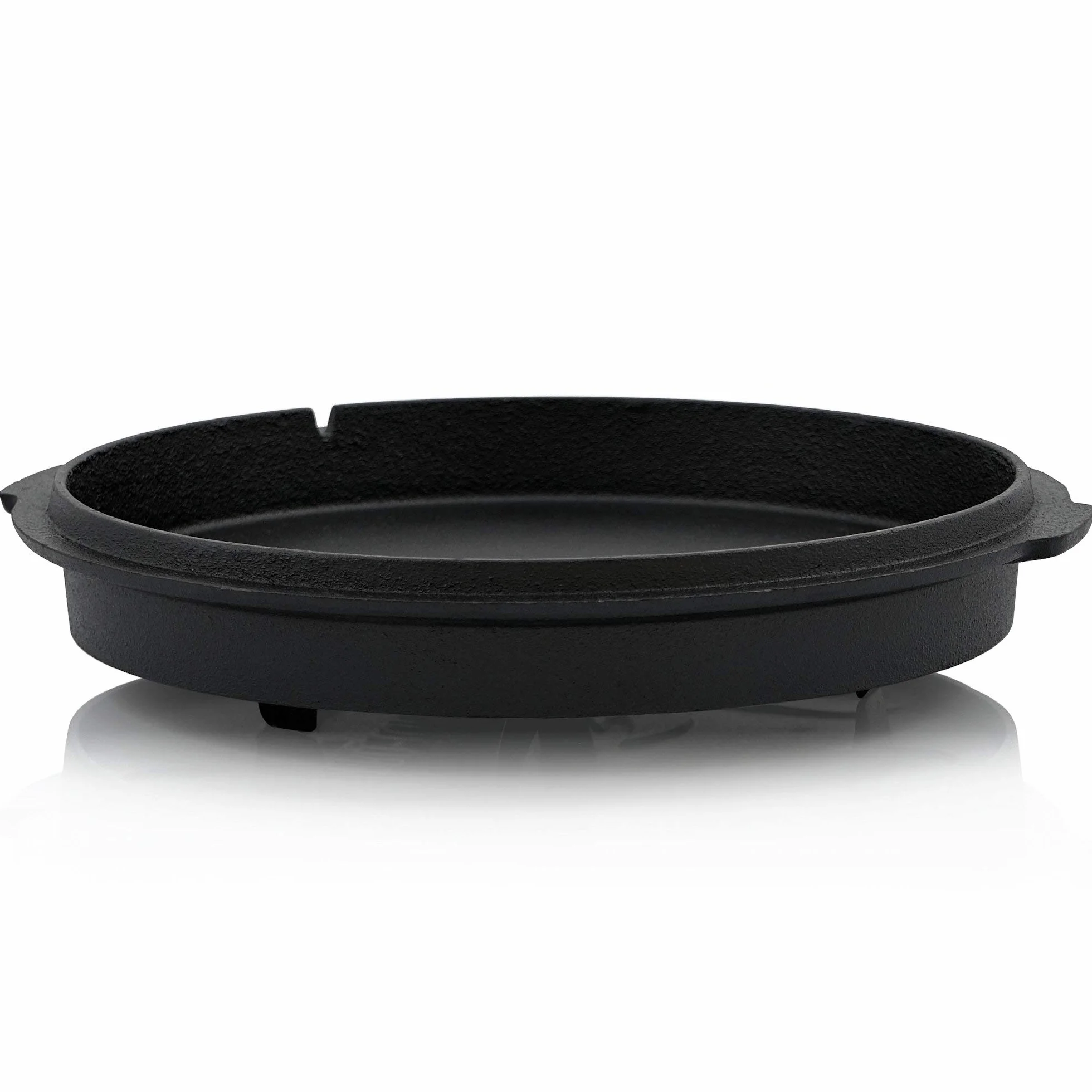 BBQ-Toro Forno Olandese Serie Premium I già cotto - preseasoned I Diverse dimensioni I pentola in ghisa I tostatrice con alza coperchio ((D) - DO9PX - 9,0 litri, pentola senza piedi)