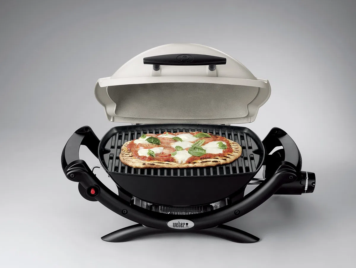 Weber Q1000 BBQ a Gas Barbecue Portatile 43x32cm 1 Bruciatore Ghisa Smaltata Alluminio pressofuso