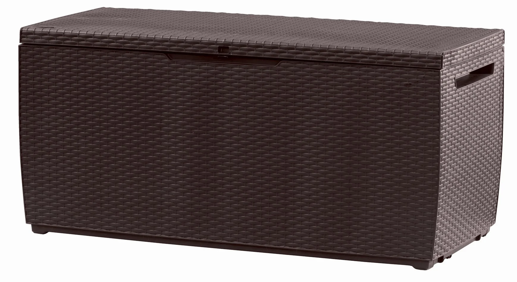 Keter S14647140 Baule Capri Marrone 305 Litri in Resina Cm 123 X 53.5 X 57 H