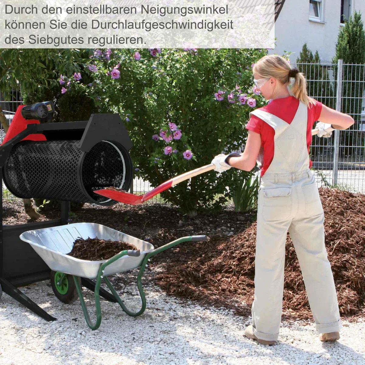 Scheppach Rullo Setaccio da Giardino