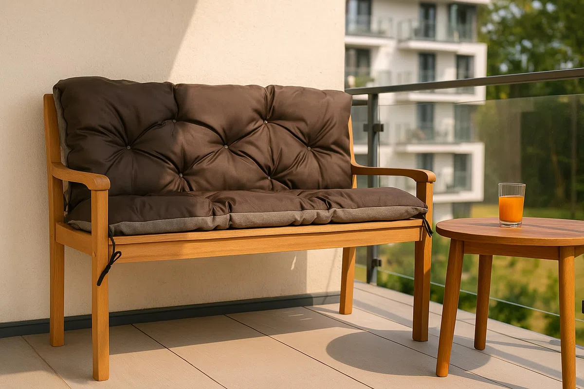 Hollywood Cuscino per Dondolo da Giardino 160x50x50 cm Marrone