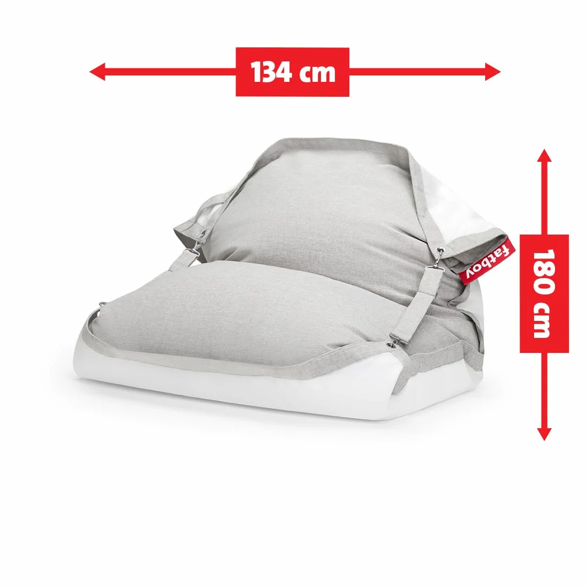 Fatboy Original Floatzac Nebbia Pouf per il suolo e sull'acqua Asciugatura rapida galleggiante