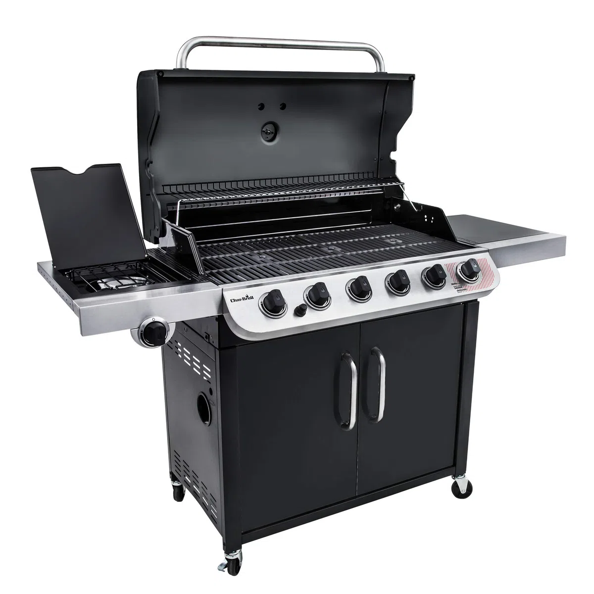 Char-Broil Convective Series 640 B XL Barbecue a gas 6 bruciatori bruciatore laterale nero