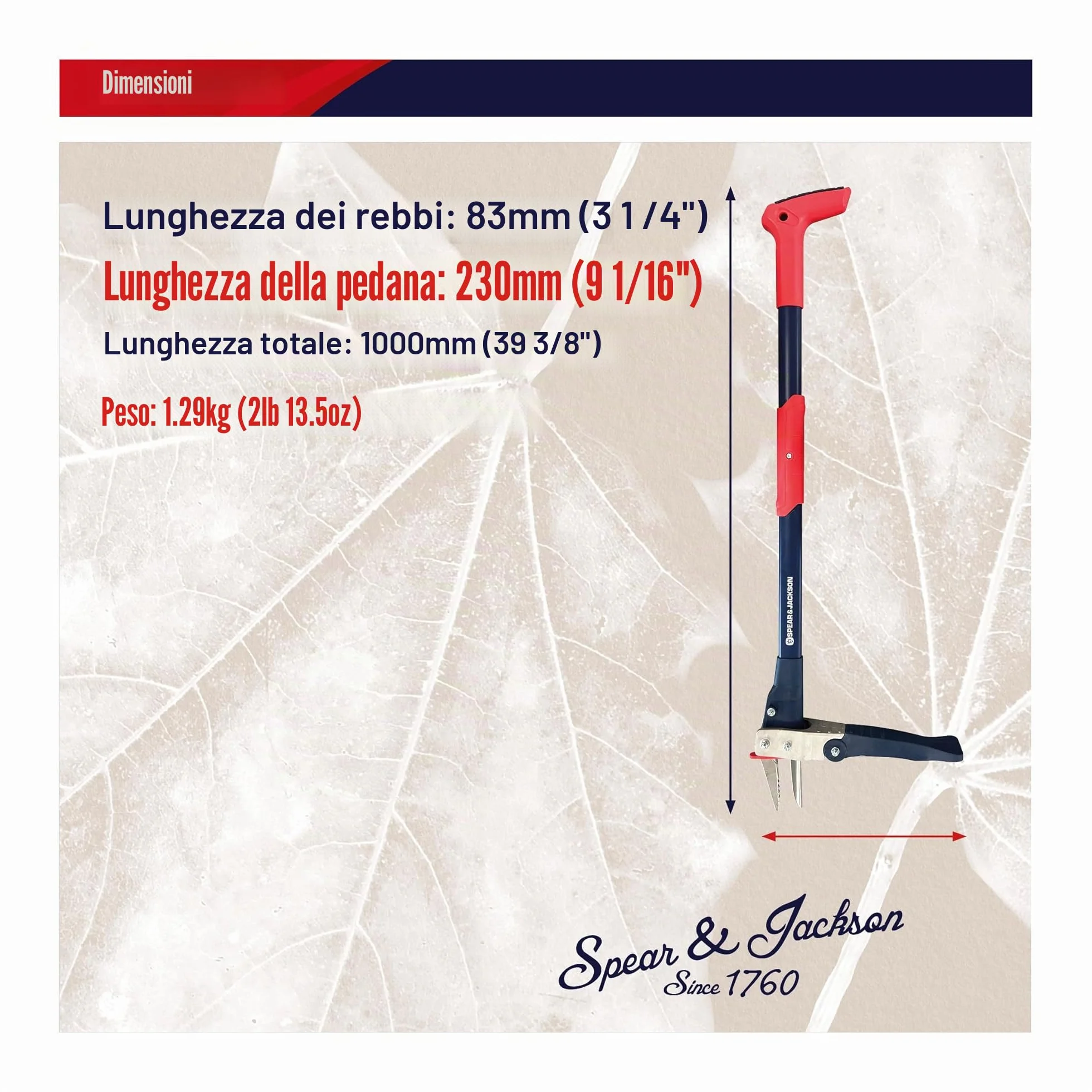 Spear & Jackson 4854WP Estrattore di Erbacce Meccanico