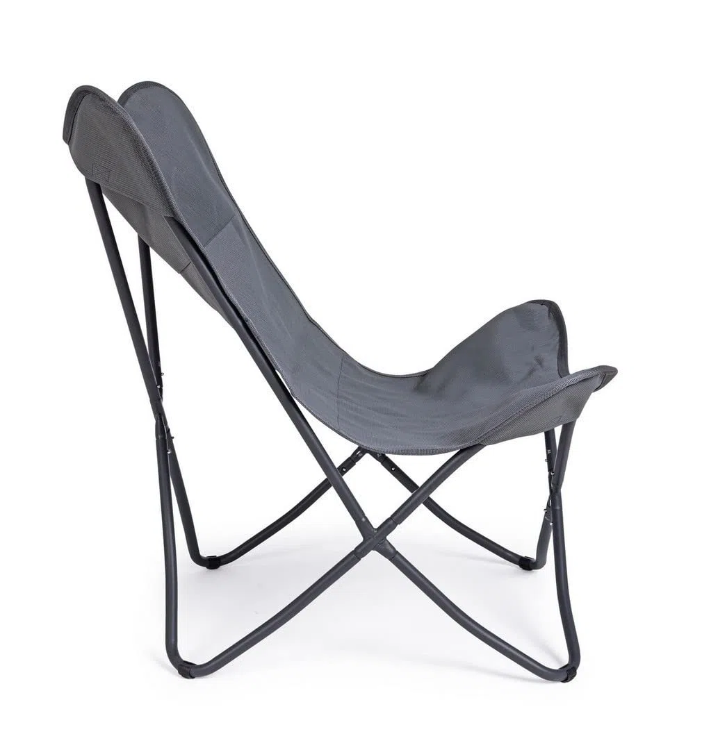 KONTE.DESIGN Poltrona BUTTERFLY Antracite