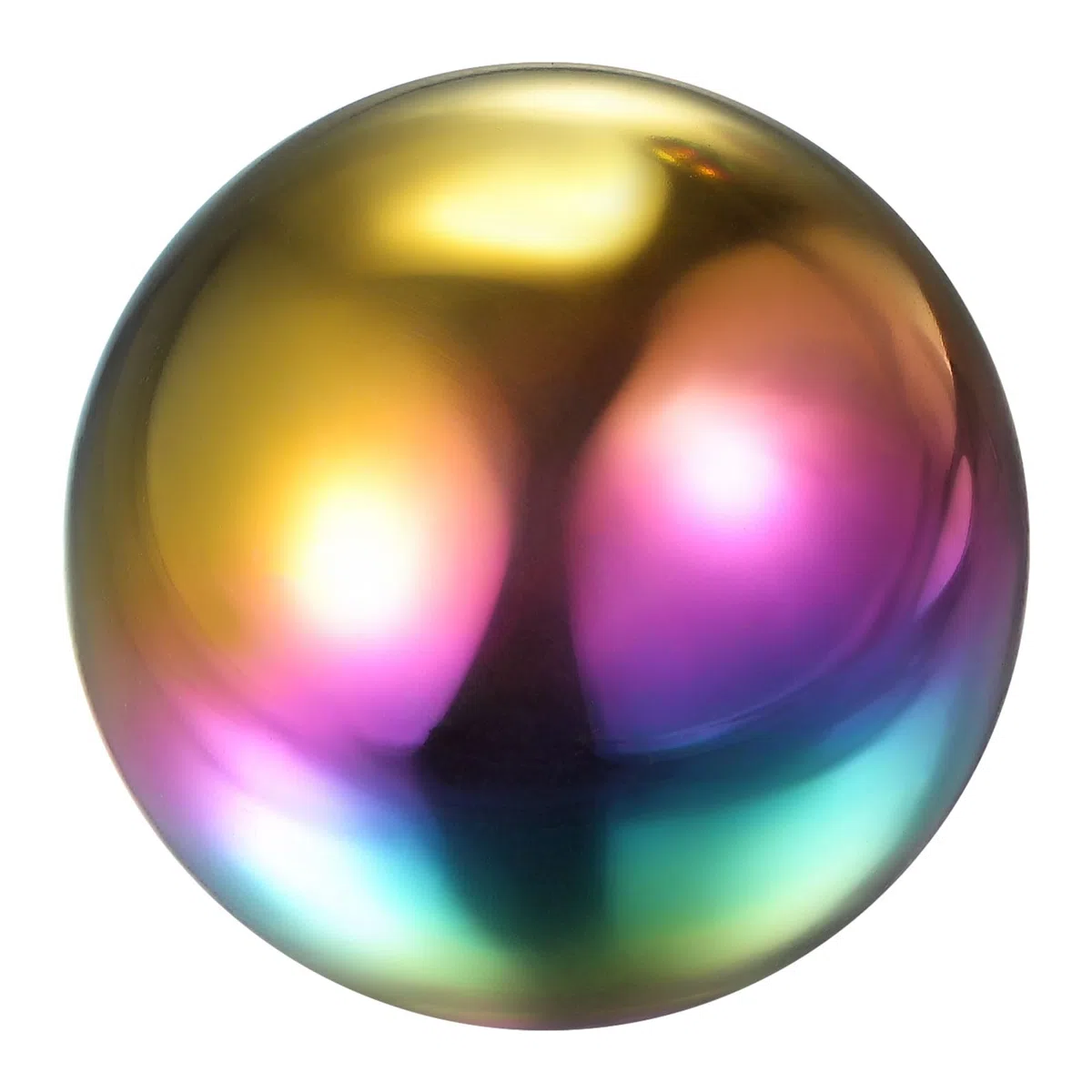 Sfera di osservazione arcobaleno 20 cm acciaio inossidabile specchio decorazione esterna