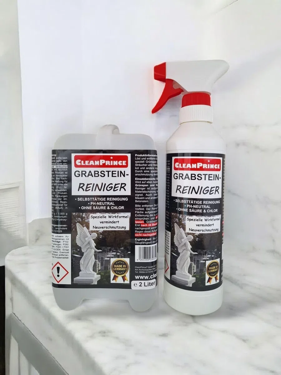 Cleanprince Detergente Pietra Tombale 2.500 ML Anti Muschio Solvente Alghe