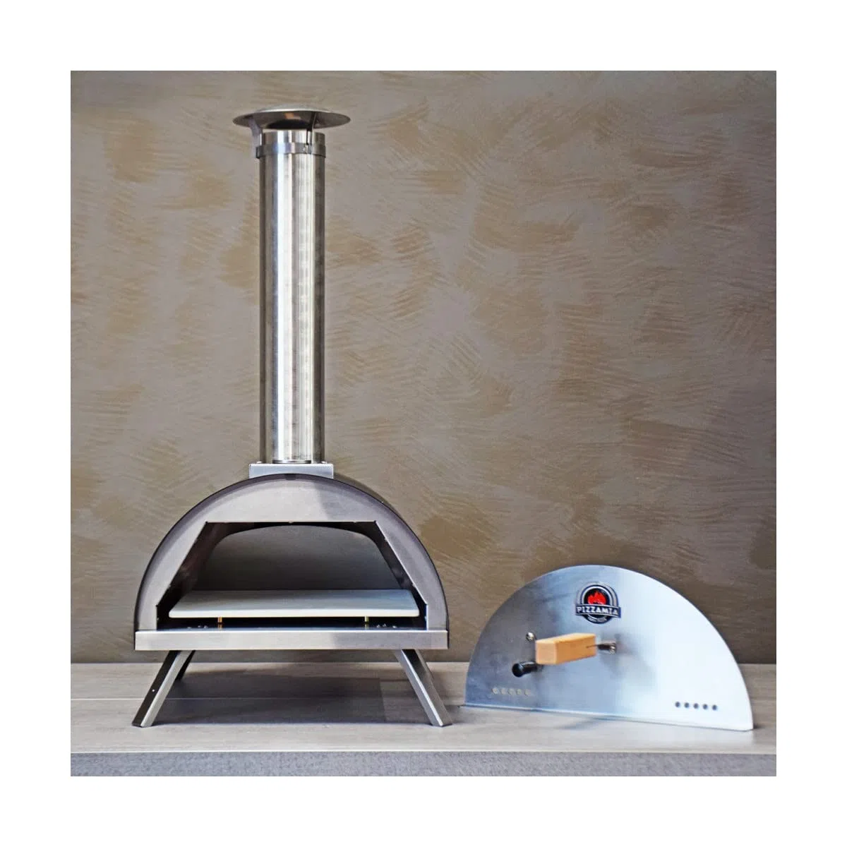 Vulcano Forno per Pizza a Pellet da Esterno e Interno