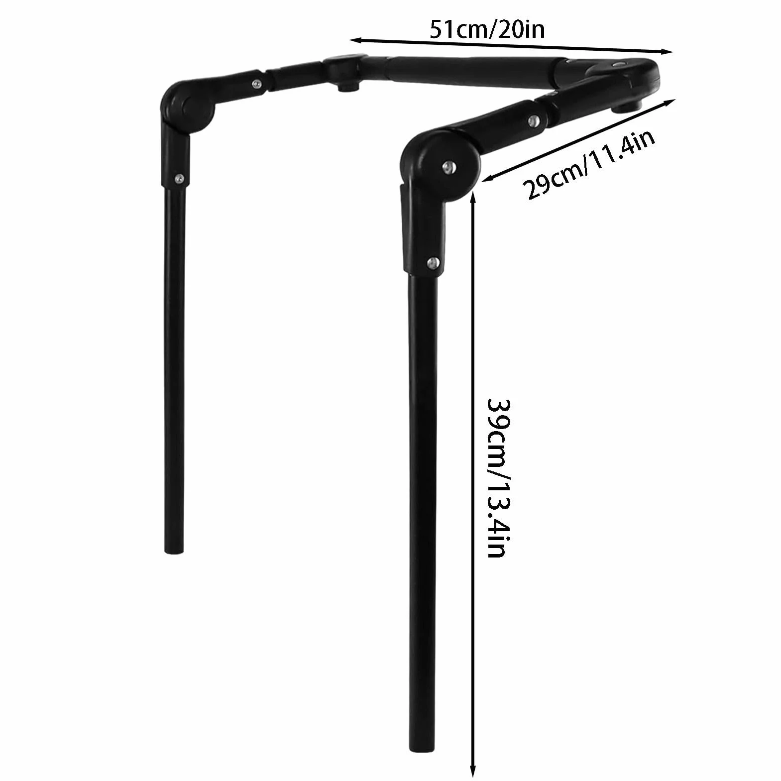Maniglia per carrello pieghevole industriale, manico quadrato regolabile ergonomico