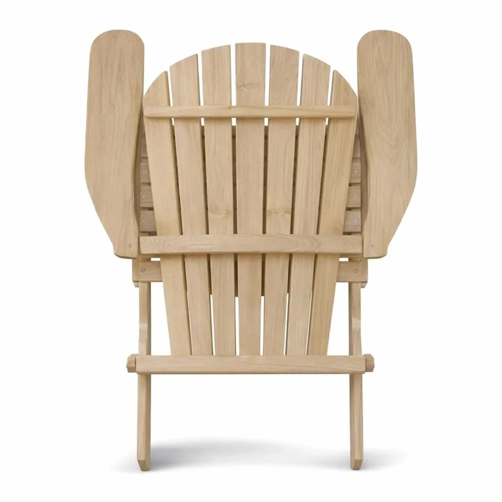 Original Dream-Chairs since 2007 Adirondack Chair Comfort pieghevole in legno massello di rovere come kit sedia da giardino pieghevole resistente alle intemperie per rilassarsi all'aperto carico