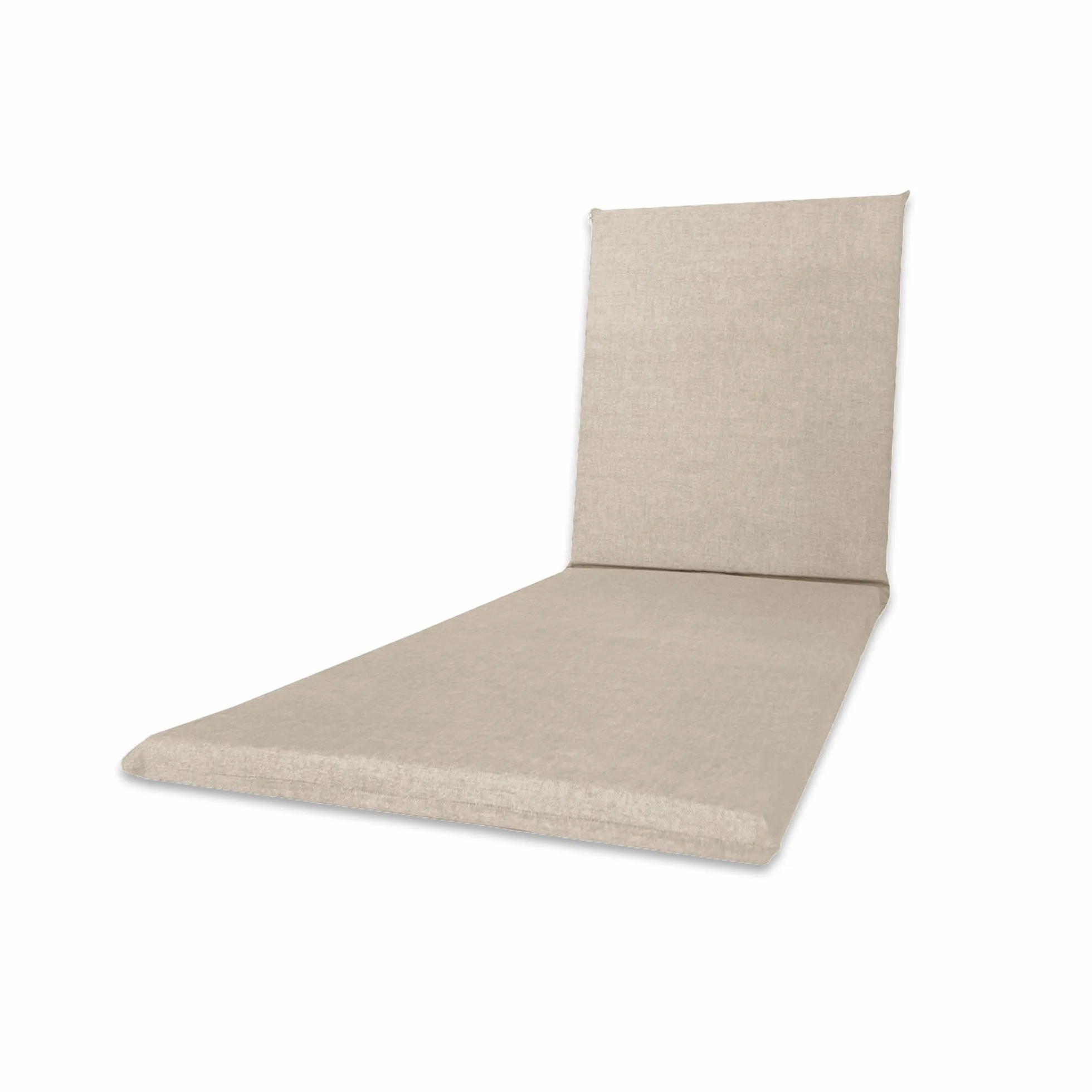 Il Tuo Artigiano Design Cuscino per Lettino Prendisole Tinta Unita Loneta 190x60x4,5cm, Cuscino per Lettini da Spiaggia e Lettini da Giardino, Totalmente Sfoderabile Made in Italy
