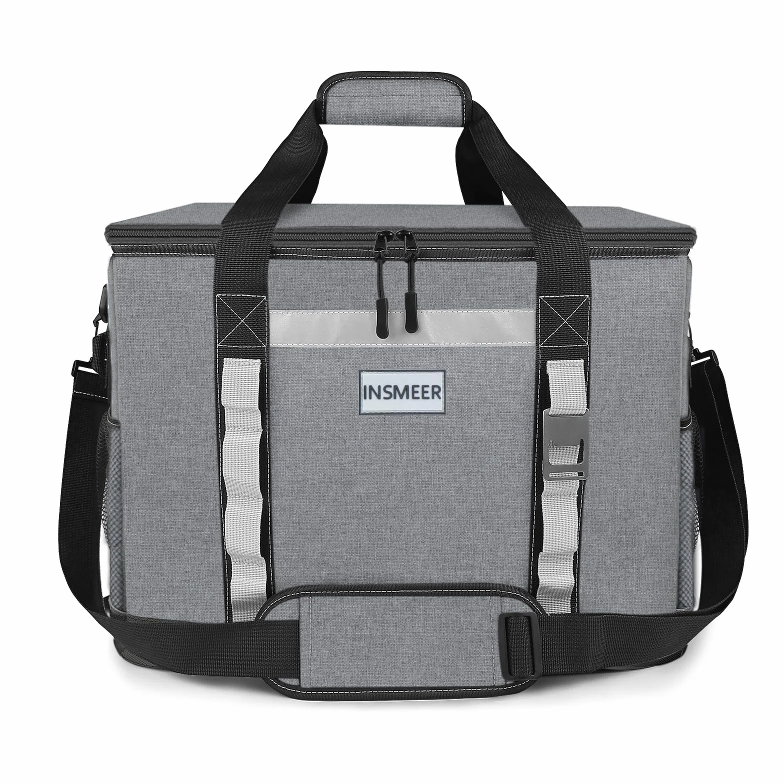 INSMEER Borsa Termica Pieghevole 48 L, Impermeabile per Picnic Escursioni