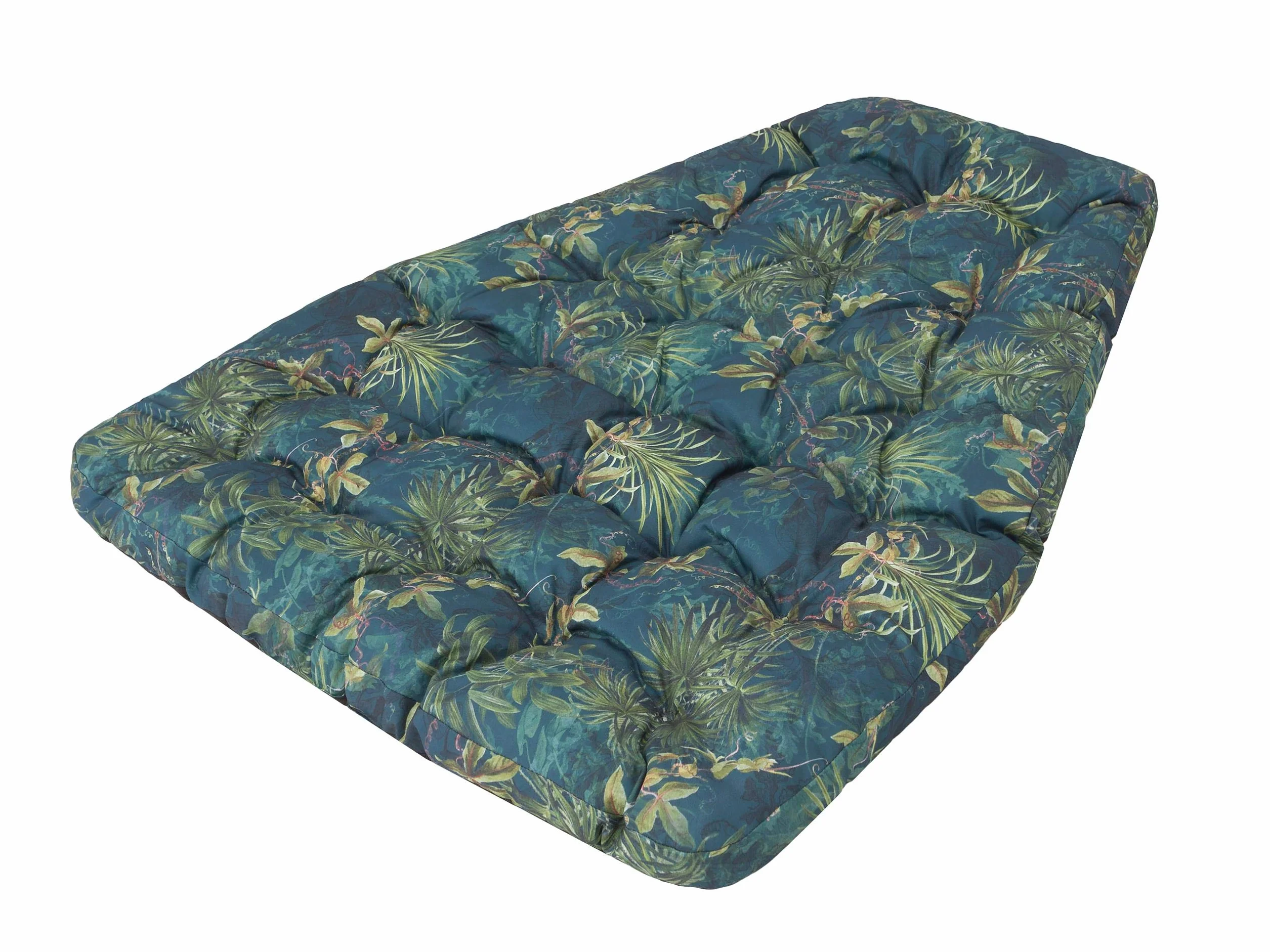 Cuscino per poltrona sospesa in polyrattan e rattan, prato verde