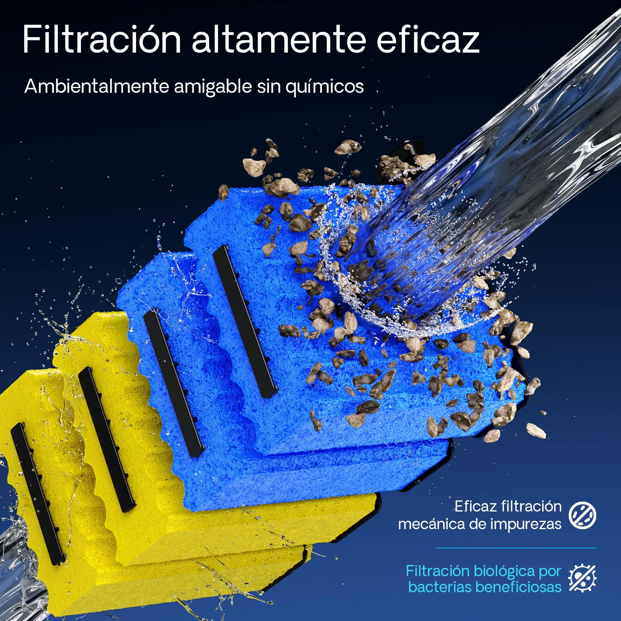 Set Filtro SunSun 60.000l Chiarificatore 18W Pompa NEO10000 80W