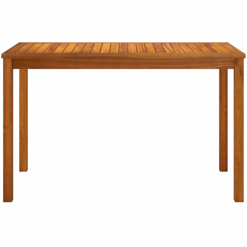 vidaXL Tavolo da Giardino 110x55x67 cm Legno Massello d'Acacia