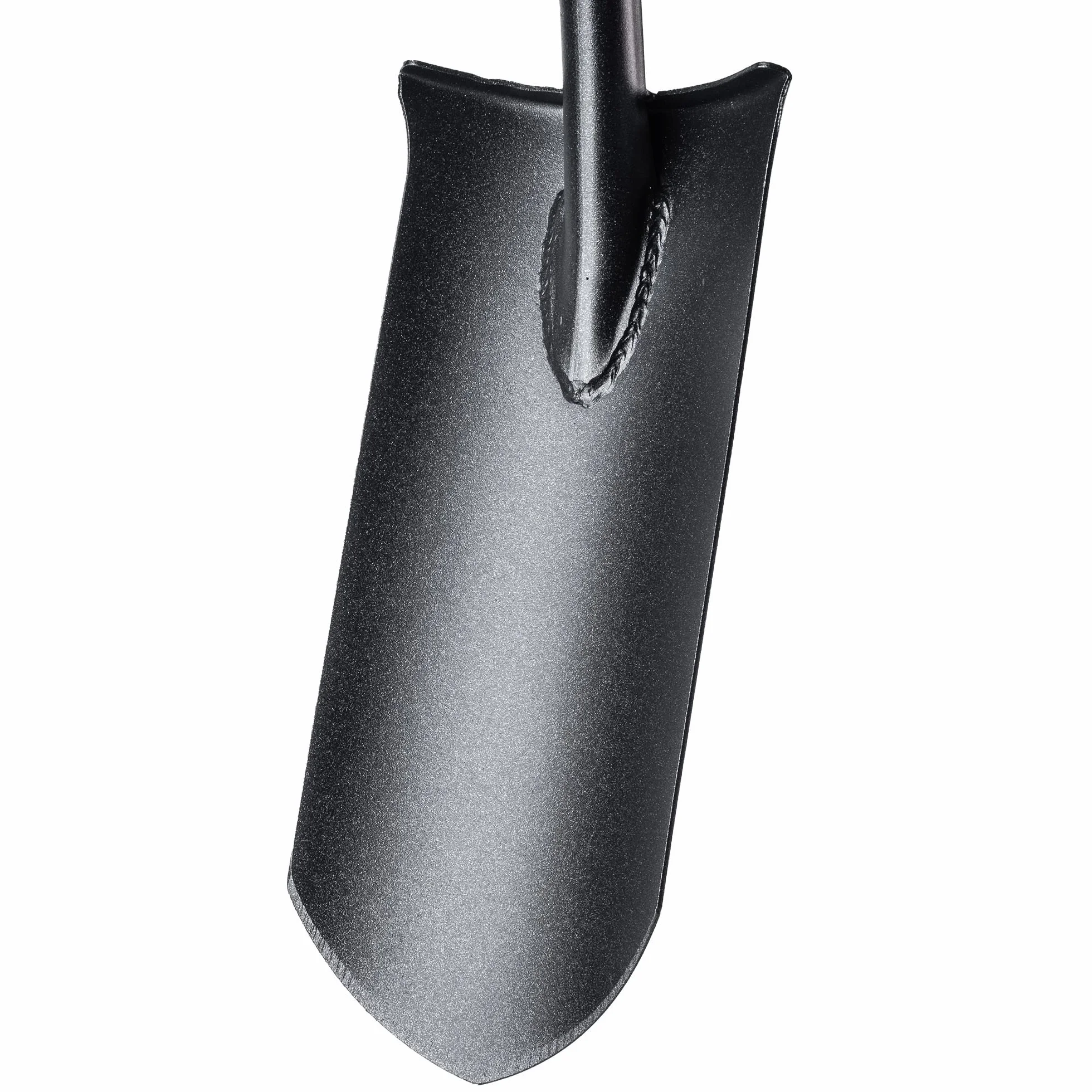 Spaziali di drenaggio Kadax, sponsor di drenaggio con mantello D, pala in acciaio, pala di pizzo con stelo, vanga da giardino ai fori, paletta di drenaggio, vanga (121 cm, nero/arancione)