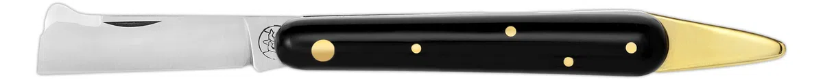 DUE BUOI 202P OT CH Coltello da Innesto Spatola Chiudibile Professionale Alberi da Frutto e Giardinaggio Acciaio Inossidabile Böhler N690 Manico in Plastica