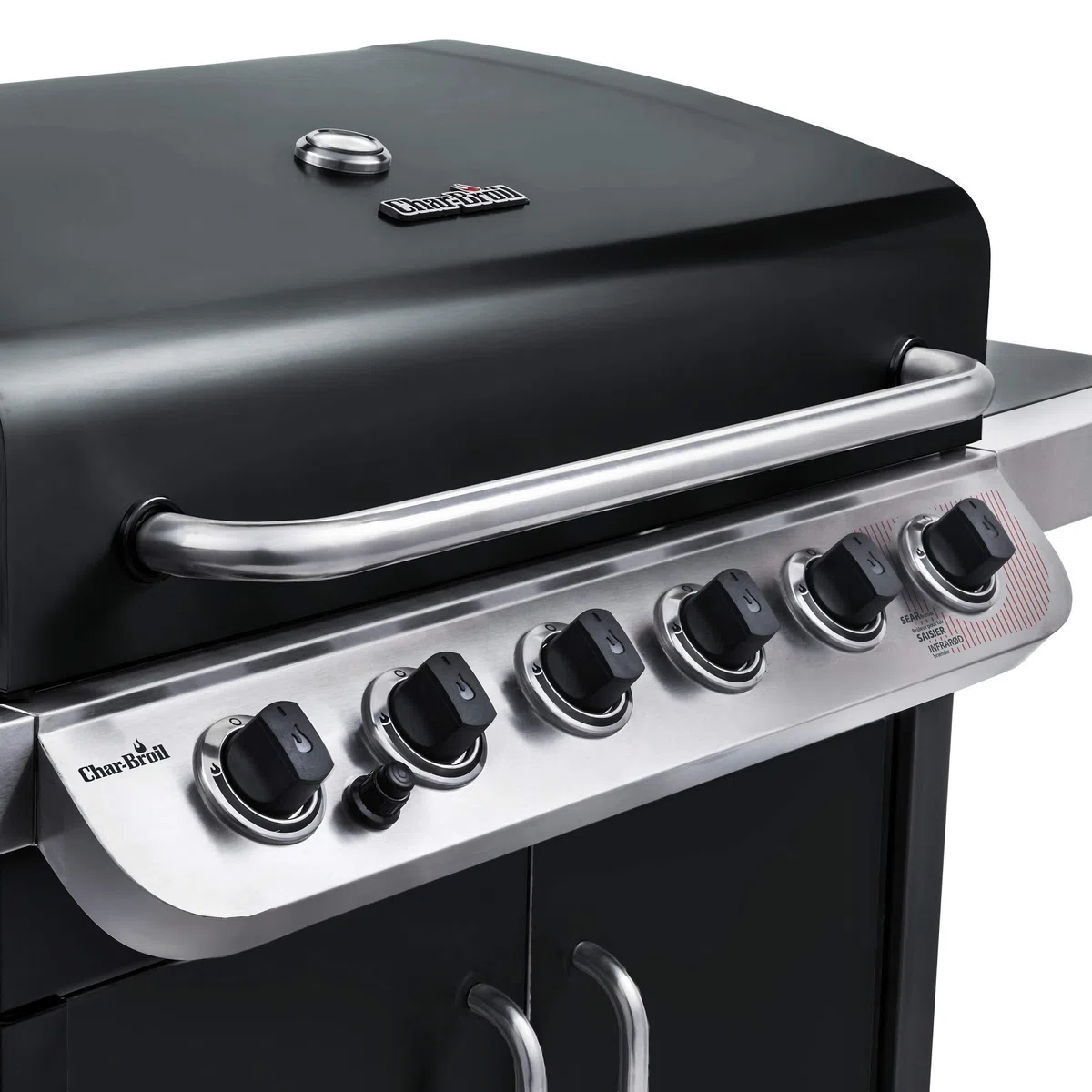 Char-Broil Convective Series 640 B XL Barbecue a gas 6 bruciatori bruciatore laterale nero
