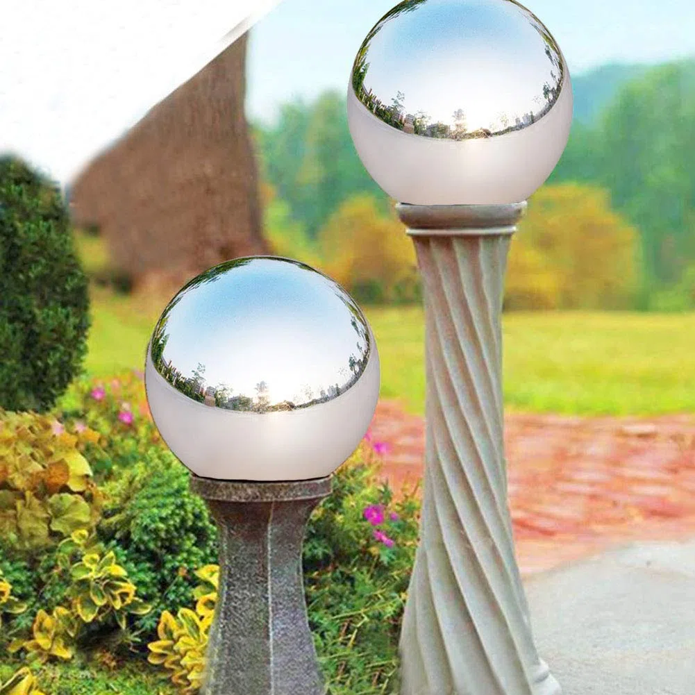 Sfera per osservazione in acciaio inossidabile 8 pezzi 42-200 mm lucidata a specchio