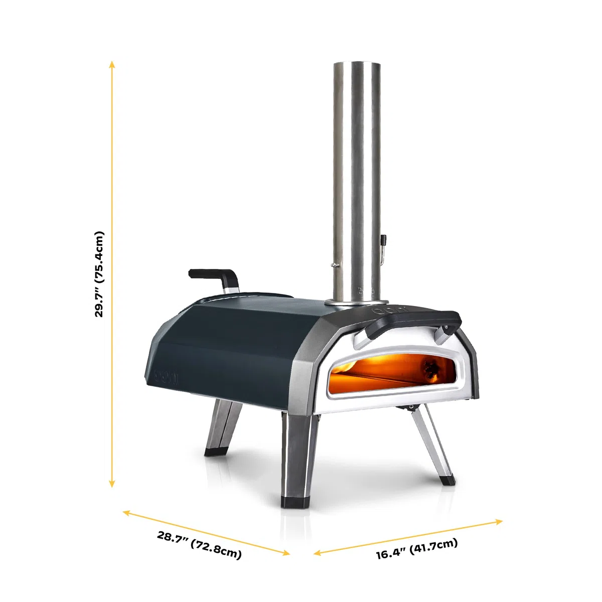 Ooni Karu 2 Forno Pizza Multicombustibile A Legna e Carbone 500°C 60 Secondi Termometro Integrato