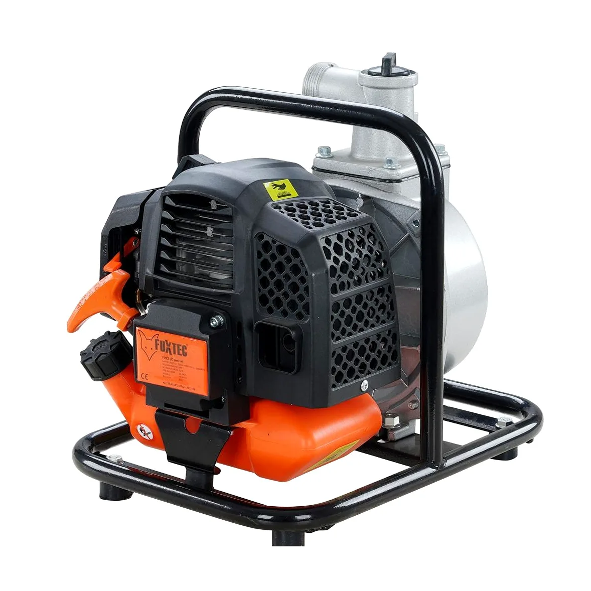 FUXTEC pompa d'acqua a benzina FX-WP152 con 15.000 l di portata e max. prevalenza 35 m pompa da giardino