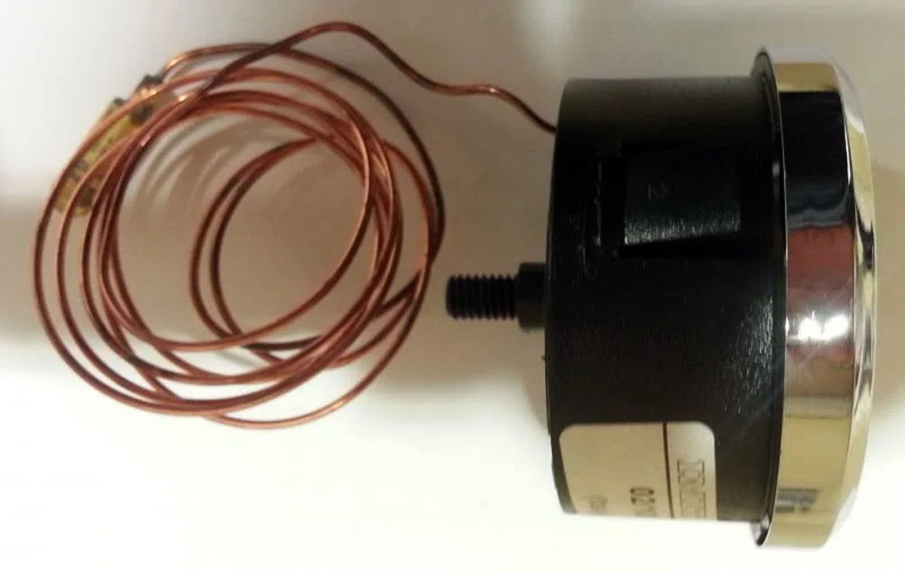 Termometro con bulbo e capillare a partire da 50 °C + 350 °C con cavo da 1 m