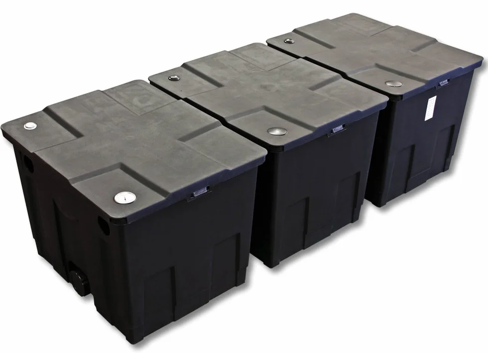 Set filtro SunSun per laghetto da 90000l Chiarificatore 18W Pompa ECO 100W Tubo 25m