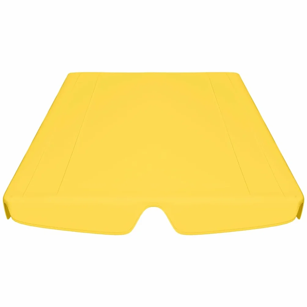 vidaXL Baldacchino per Dondolo Giardino Giallo 188/168x145/110 cm