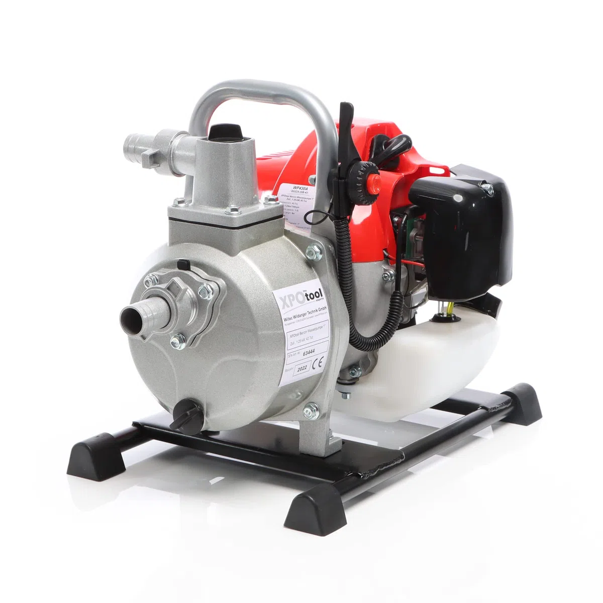 XPOtool Motopompa a benzina per acqua 25,4mm (1") Pompa da giardino 8.000l/h 2 tempi