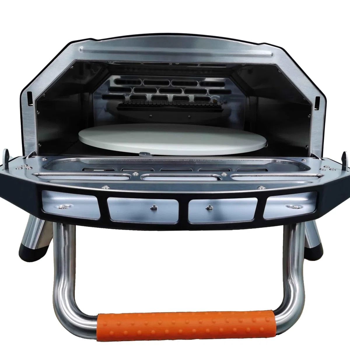 Forno per Pizza a Gas in Acciaio Pietra Rotante Automatica 500°C SpeedyPRO