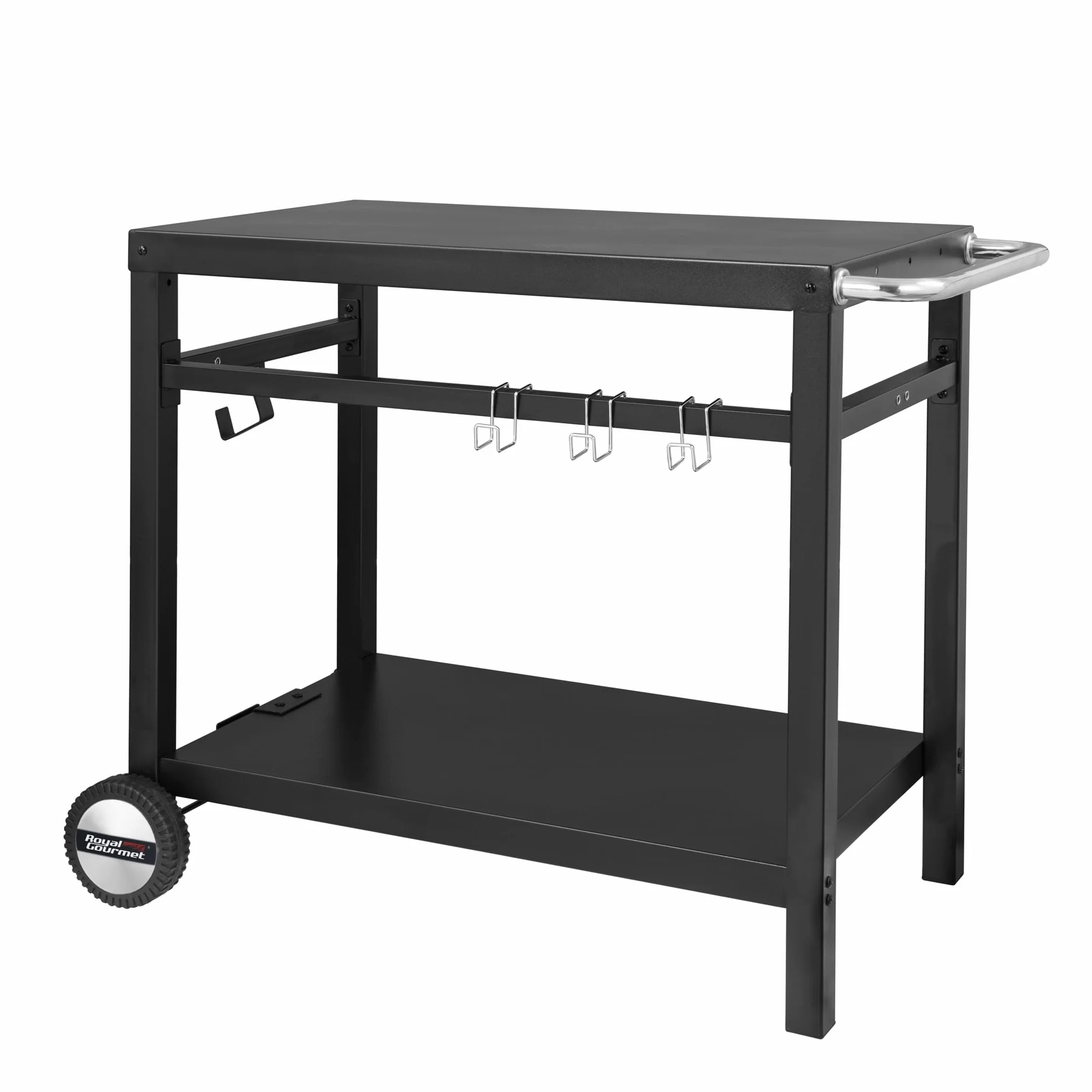 Royal Gourmet Carrello barbecue metallo 100,5 x 59 x 81 cm nero