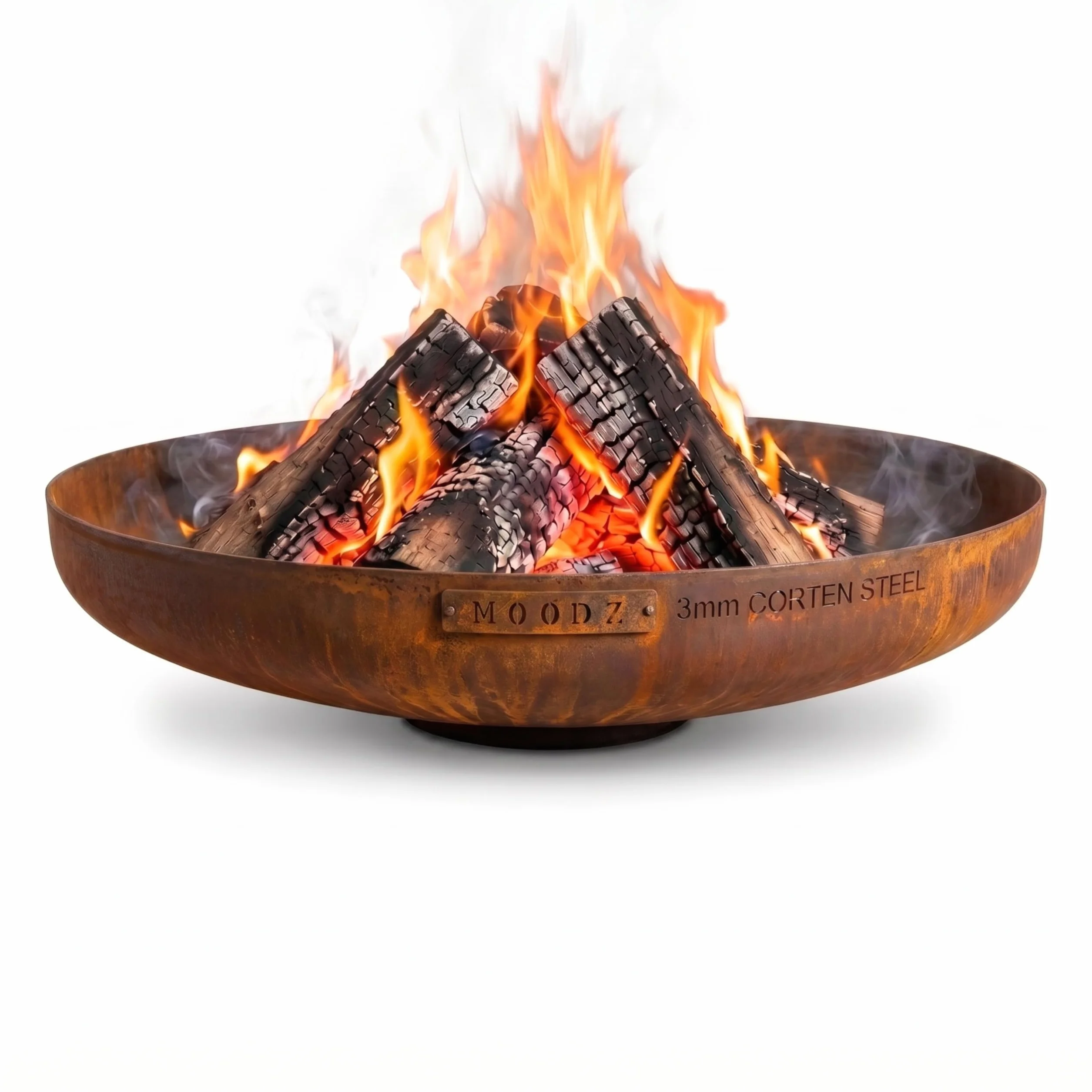 MOODZ Outdoor Living Braciere da Giardino Corten Ø100 cm