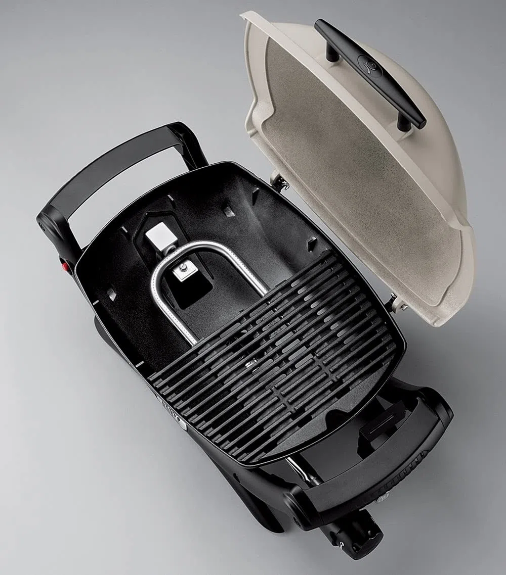 Weber Q1200 Barbecue a Gas Portatile, Griglia in Ghisa Smaltata 43 x 32 cm, Nero