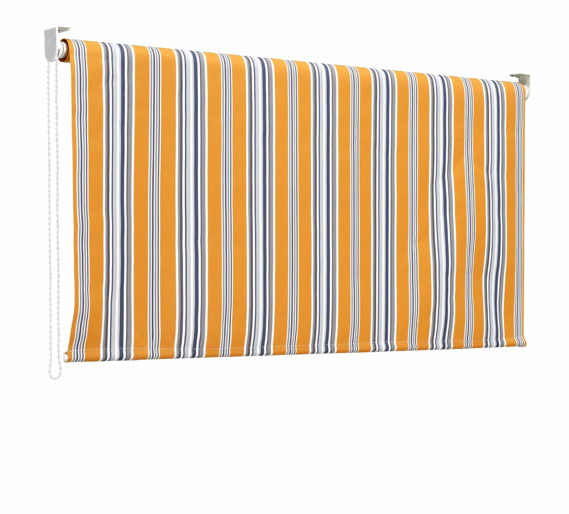 Linea Garden Friend Tenda da Sole a Caduta con Rullo in Alluminio e Poliestere, Giallo, 150x7x8 cm
