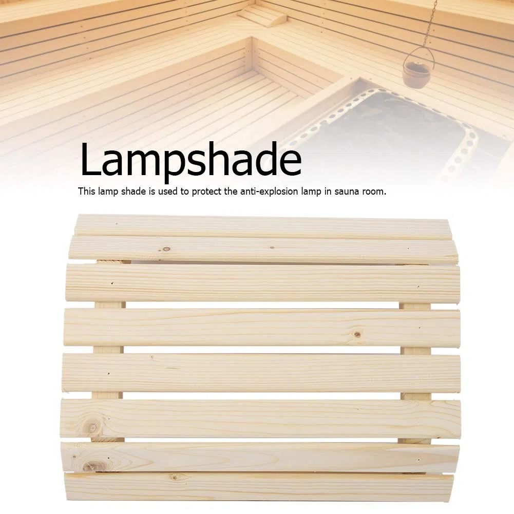 Sauna Luci Coperchio in Legno 30 cm Anti-Esplosione Illuminazione Sala Sauna